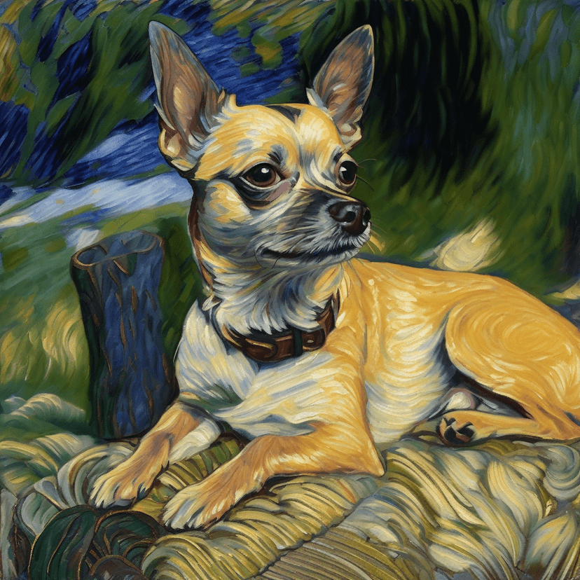 Oil Painting pet portrait
